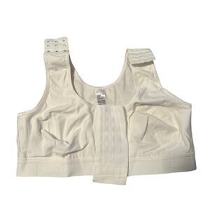 GUC White Recovery Bra Fully Adjustable Front and Shoulders Post Surgery SZ Med